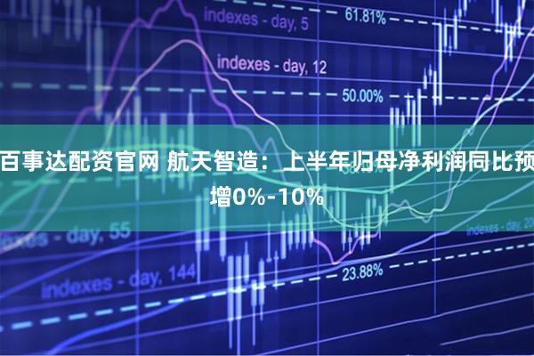 百事达配资官网 航天智造：上半年归母净利润同比预增0%-10%