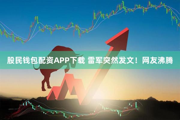 股民钱包配资APP下载 雷军突然发文！网友沸腾