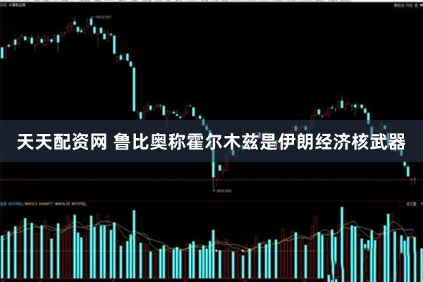 天天配资网 鲁比奥称霍尔木兹是伊朗经济核武器